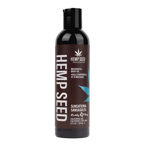Earthly Body Massage & Body Oil - 8 oz Sunsational