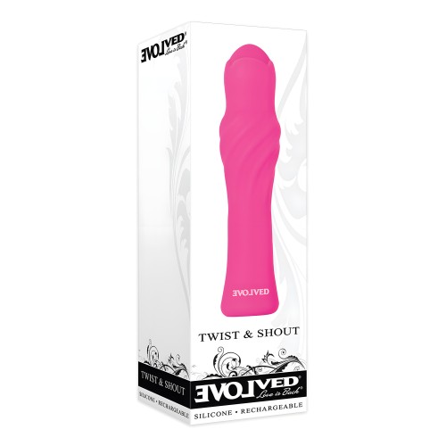 Evolved Twist & Shout Rechargeable Bullet - Pink