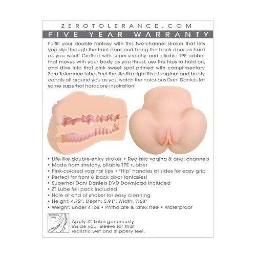 Stroker Realista de Dani Daniels de Zero Tolerance con Descarga de Película