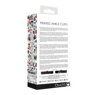 Grilletes para Tobillos Estilo Tatuaje Antiguo - Negro