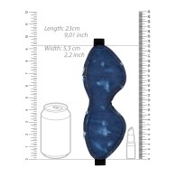 Shots Denim Eye Mask - Blue