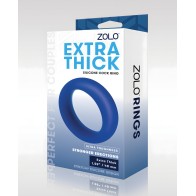 ZOLO Extra Thick Silicone Cock Ring - Blue