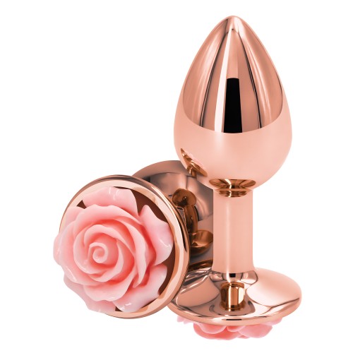 Rear Assets Small - Pink Rose | Lightweight Anal Toy