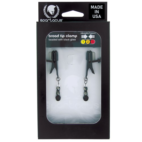 Pinzas para Pezones con Cuentas Negras Spartacus