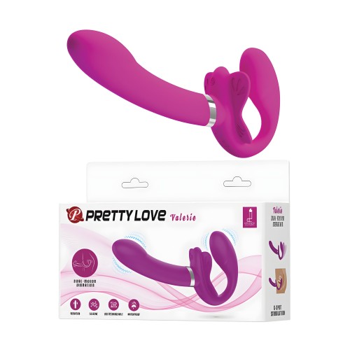 Pretty Love Valerie Strap On Sin Arnés Fucsia
