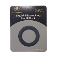 Spartacus Rubber Cock Ring Set - Black Pack of 3