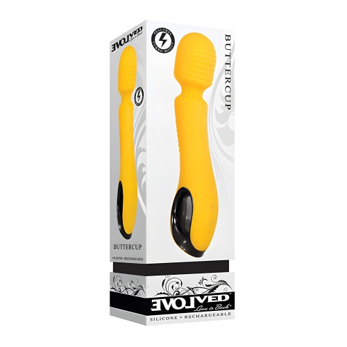 Evolved Buttercup Yellow Wand Vibrator
