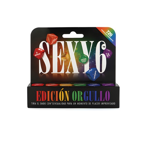 Juego de Dados Sexy 6 Edición Orgullo - Diversión para Todos