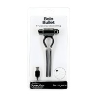 Bolo Bullet Vibrating Cock Tie - Adjustable Pleasure