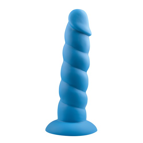 Rock Candy Suga Daddy Dildo - Blue