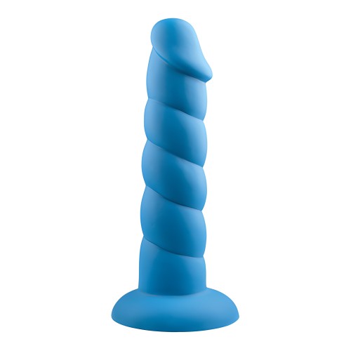 Rock Candy Suga Daddy Dildo - Blue