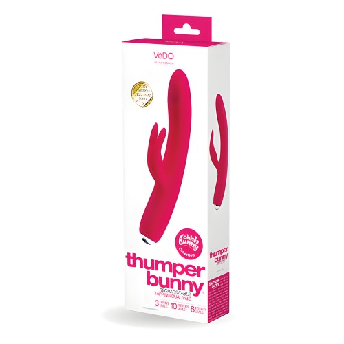 VeDO Thumper Bunny Vibrador Doble Recargable - Rosa