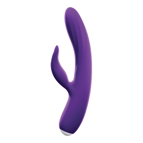 VeDO Thumper Bunny Vibrador Doble Recargable - Púrpura Profundo