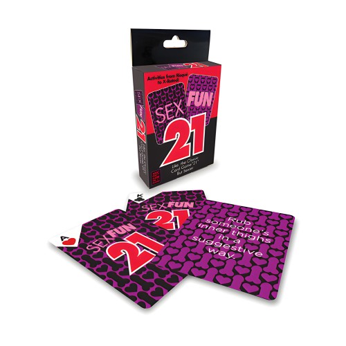 Juego de Cartas Sex Fun 21