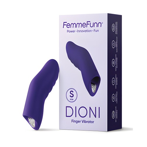 Vibrador de Dedo Femme Funn Dioni - Pequeño Púrpura Oscuro