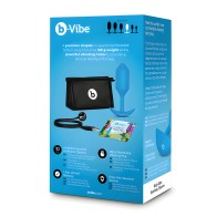 b-Vibe Vibrating Snug Plug - Large Blue