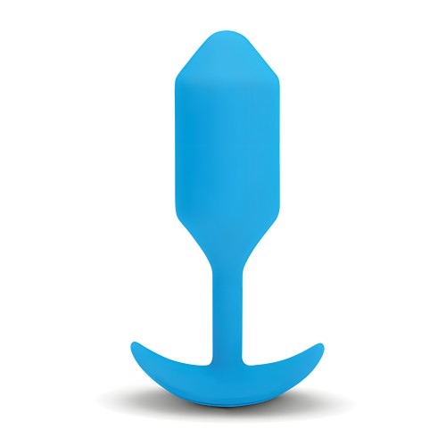 b-Vibe Vibrating Snug Plug - Large Blue