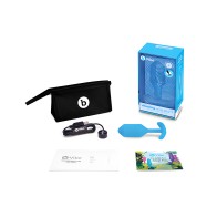 b-Vibe Vibrating Snug Plug - Large Blue