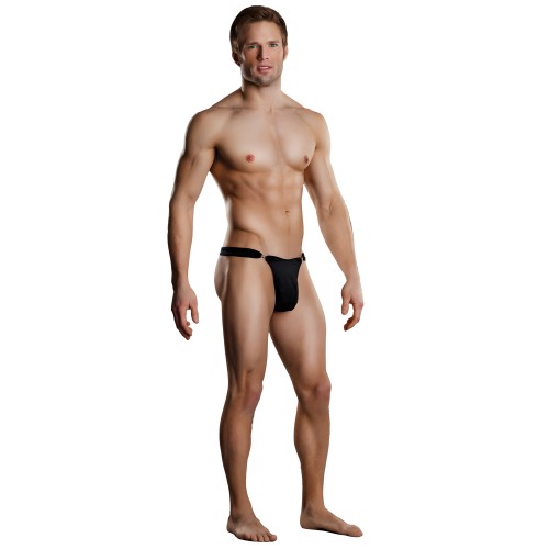 Male Power Thong Bong Clip Negro L/XL