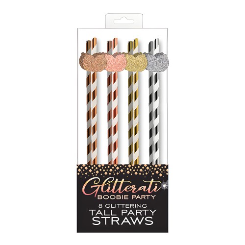 Popotes Glitterati Boobie Party - Pack de 8