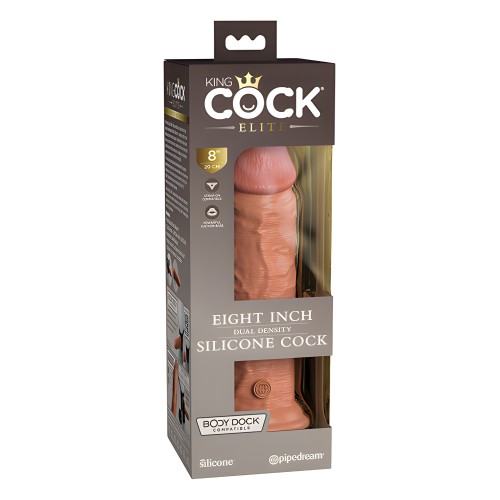 King Cock Elite Dildo de Silicona de 8" - Realista