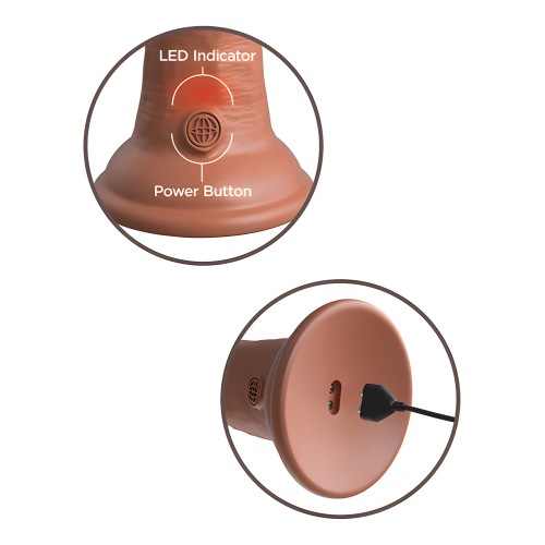 King Cock Elite 8" Vibrating Cock