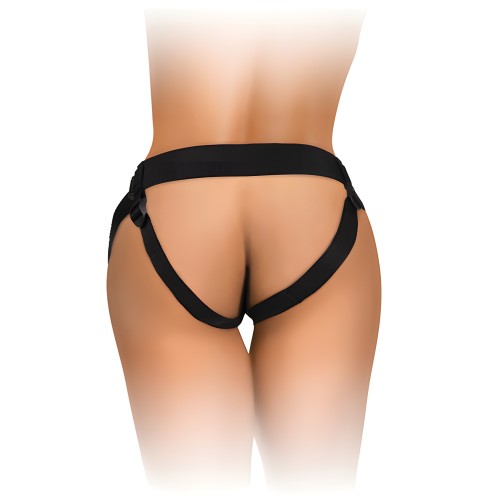 King Cock Elite Comfy Body Dock Strap On Harness - Black