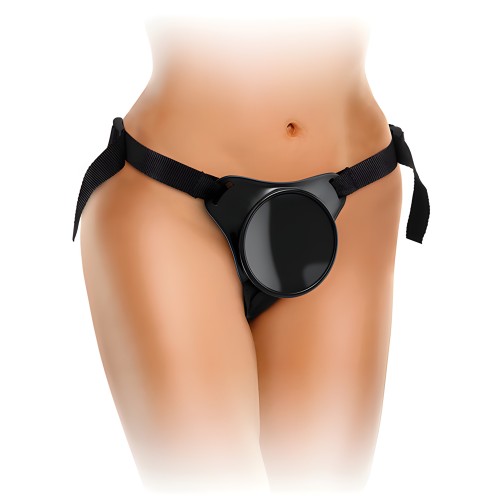 King Cock Elite Beginner's Body Dock Strap On Harness Black