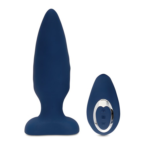 Nu Sensuelle Andii Vertical Roller Motion Butt Plug - Navy