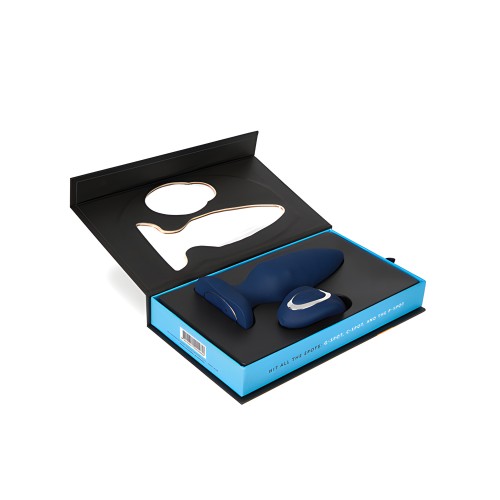 Nu Sensuelle Andii Vertical Roller Motion Butt Plug - Navy