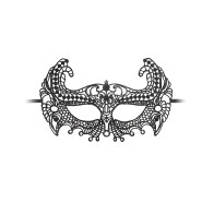 Shots Ouch Black Lace Eye Mask - Empress Black