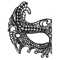 Shots Ouch Black Lace Eye Mask - Empress Black