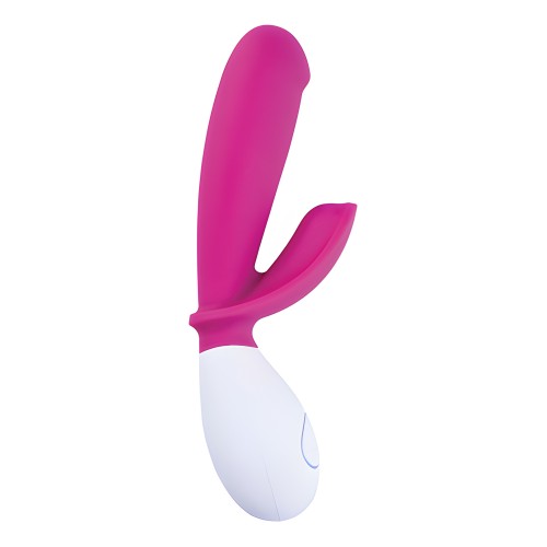 OhMiBod Lovelife Snuggle Dual Stimulation Vibe - Rosa