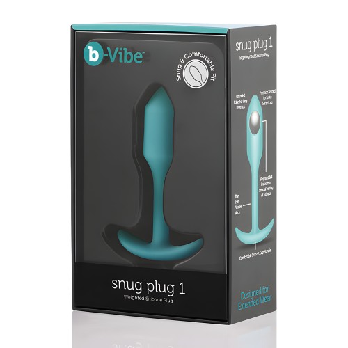 b-Vibe Weighted Snug Plug 1 - 55 g Mint