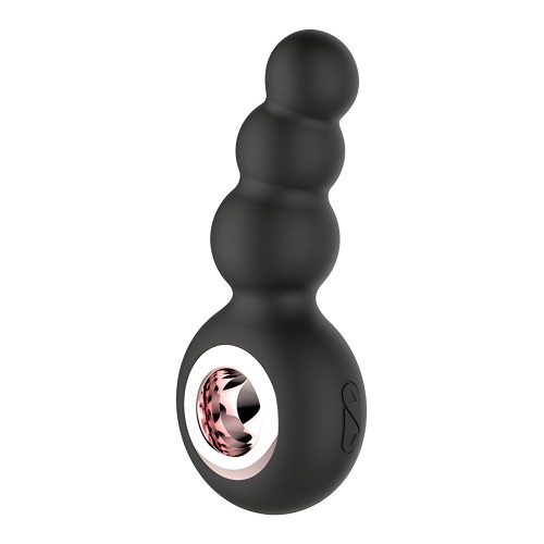 Gender Fluid Quiver Anal Ring Bead Vibe - Negro