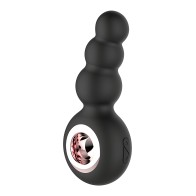 Gender Fluid Quiver Anal Ring Bead Vibe - Negro