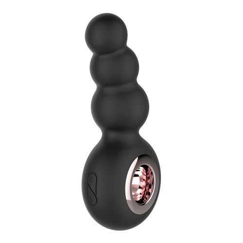 Gender Fluid Quiver Anal Ring Bead Vibe - Negro