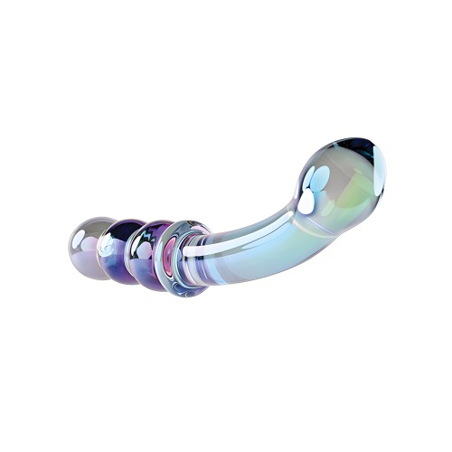 Gender X Lustrous Galaxy Wand Dual Ended Glass Massager - Green