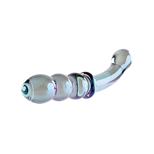 Gender X Lustrous Galaxy Wand Dual Ended Glass Massager - Green