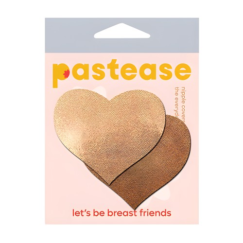 Pastease Liquid Heart Nipple Pasties Rose Gold
