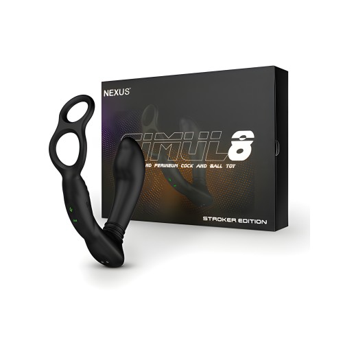 Nexus Simul8 Cock & Ball Toy Black