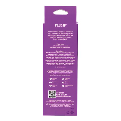 Crema de Mejora Plump para Hombres - Tubo de 2 oz