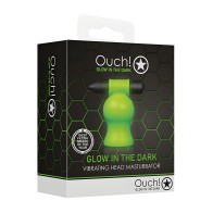 Shots Ouch Vibrating Head Masturbator - Glow in the Dark