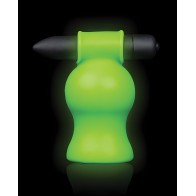 Masturbador con Cabeza Vibrante Shots Ouch - Brilla en la Oscuridad