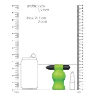 Shots Ouch Vibrating Head Masturbator - Glow in the Dark