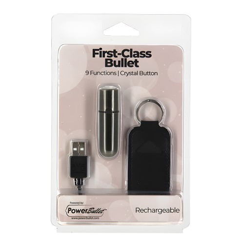 First Class Mini Rechargeable Bullet - 9 Functions