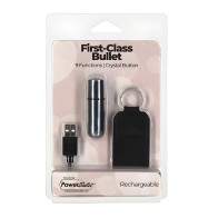 First Class Mini Rechargeable Bullet - Silver