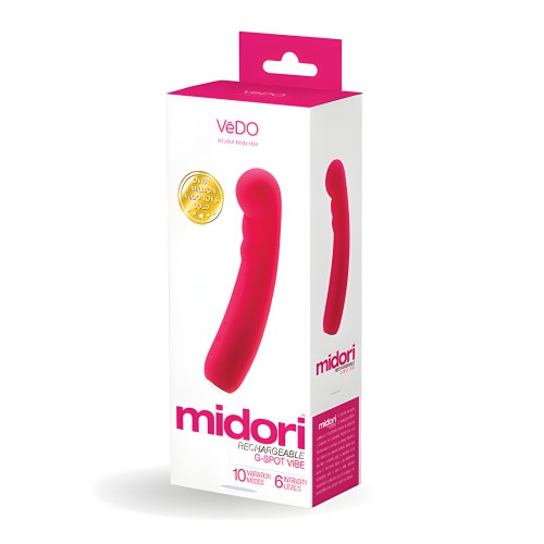 VeDO Midori Vibrador Recargable para el Punto G - Placer Definitivo