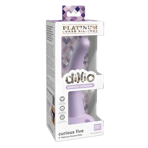 Dildo de Silicona Dillio Platinum - Púrpura