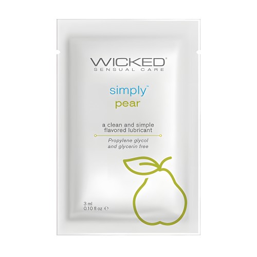 Lubricante a base de agua Wicked Sensual Care - Pera